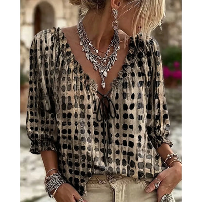 Blouse Bohème Élégante